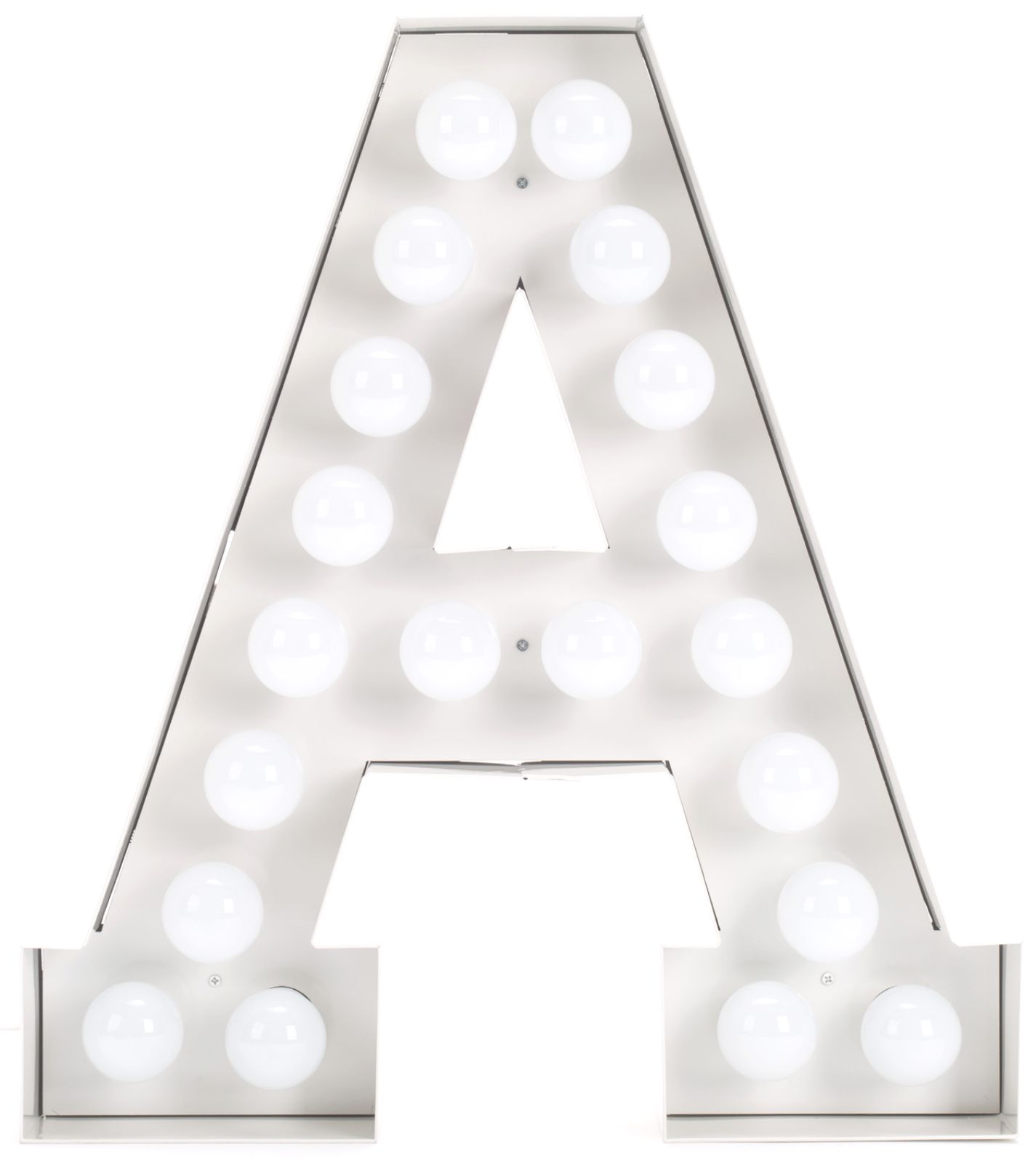 Объемные световые буквы с лампочками (лофт)